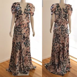 Roberto Cavalli 100% Silk Gown NWT $5375 Sz 46 M